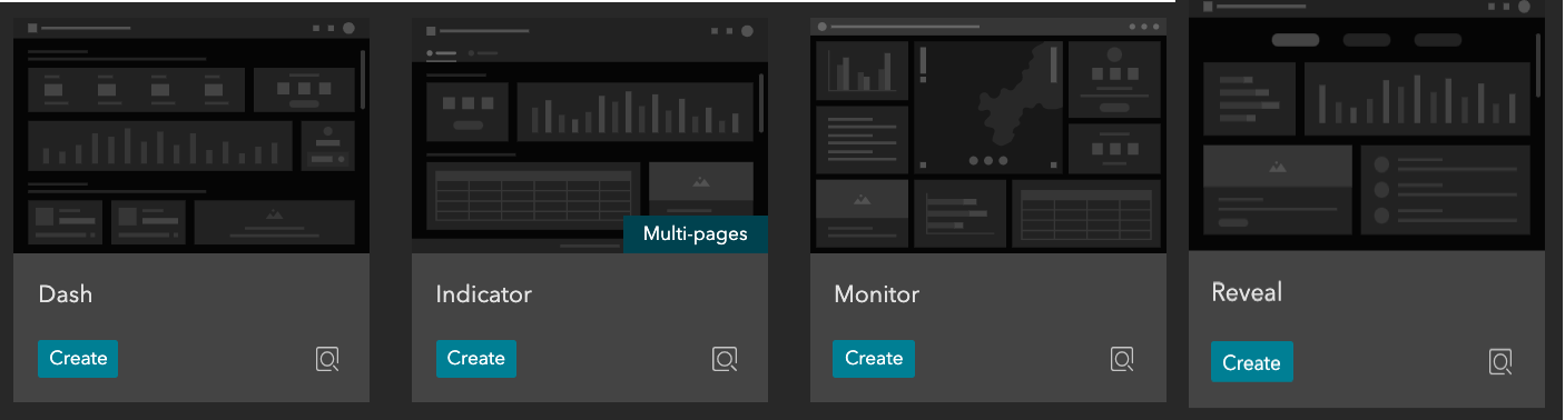 New dashboard style templates