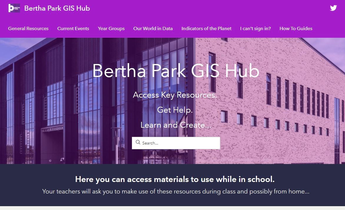 Bertha Park GIS Hub