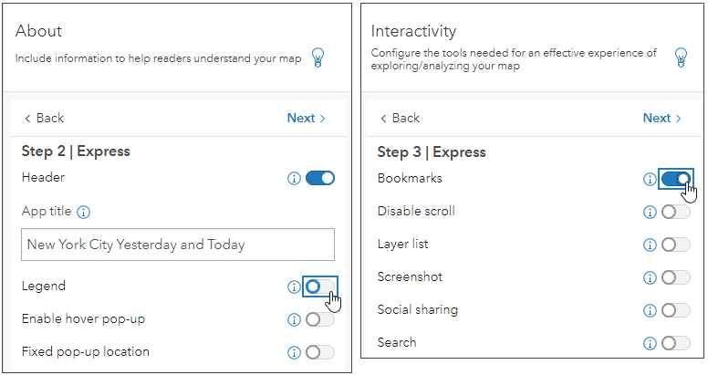 Express configurations