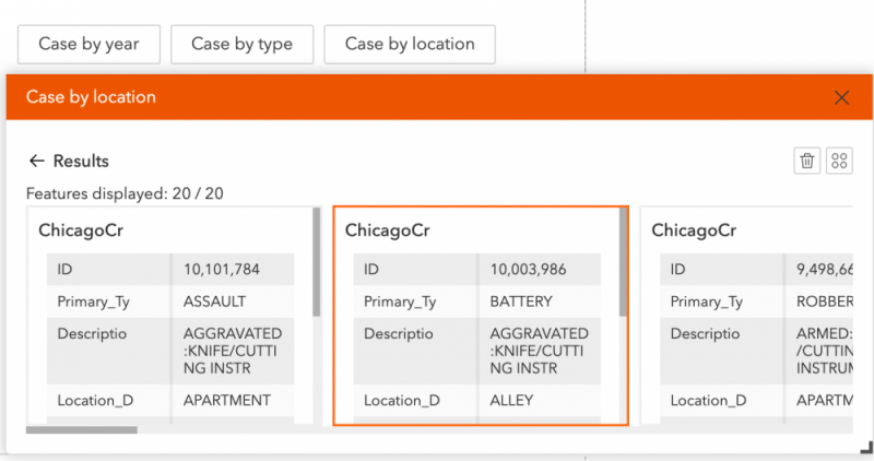 Arrangement styles for Query