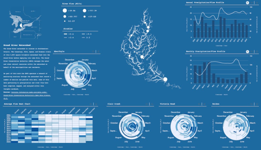 Configured Insights dashboard workbook.