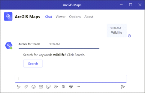 ArcGIS Maps search for Wildlife content