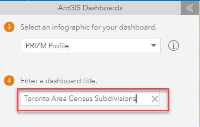 Enter a title for the dashboard