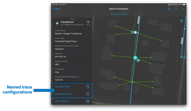 Named trace configurations