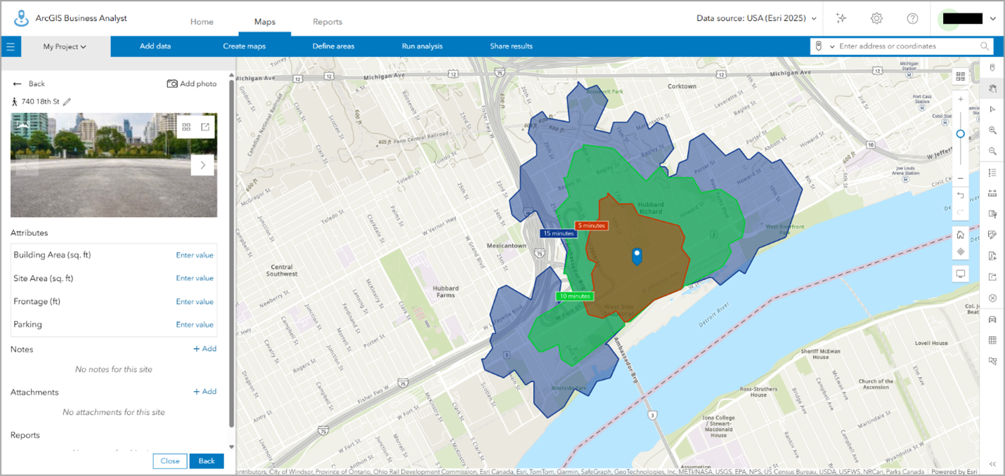 View site photos in the web app