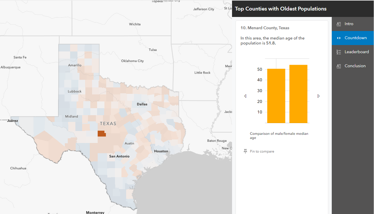 Only counties in TX are mapped, and the Countdown and Leaderboard sections only rank counties within Texas. Only counties in TX are mapped, and the Countdown and Leaderboard sections only rank counties within Texas.