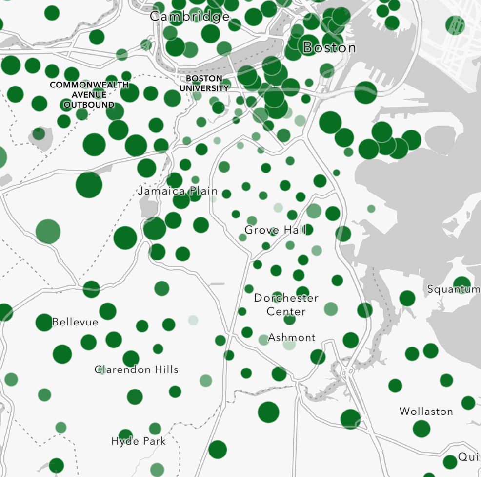 Coefficient of Variation map