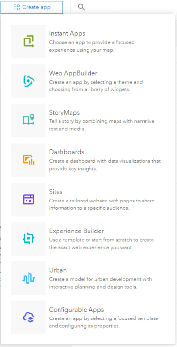 Create app button Create app button