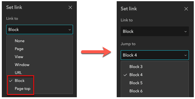 Link to a block