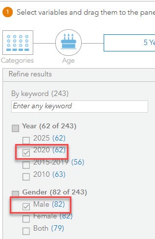 Data browser-refine results