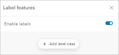 enable labels enable labels