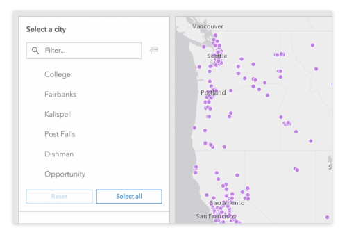 Inline selectors are always visible. Inline selectors are always visible.