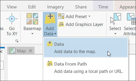 ArcGIS Pro Add Data