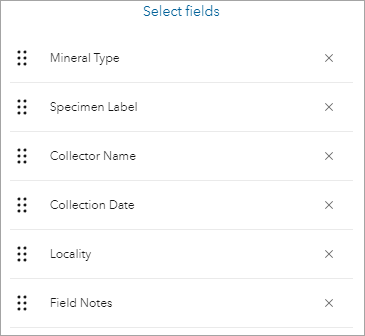 reordered popup list reordered popup list