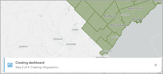 Creating a dashboard status