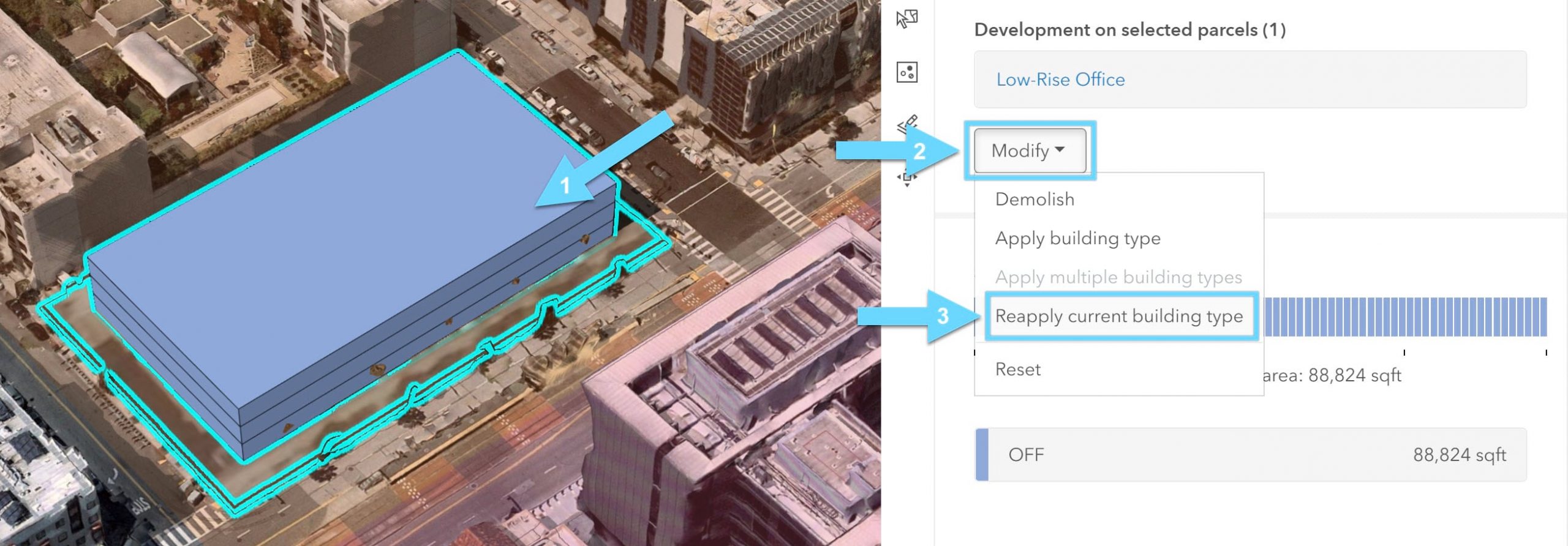 Reapply current building type