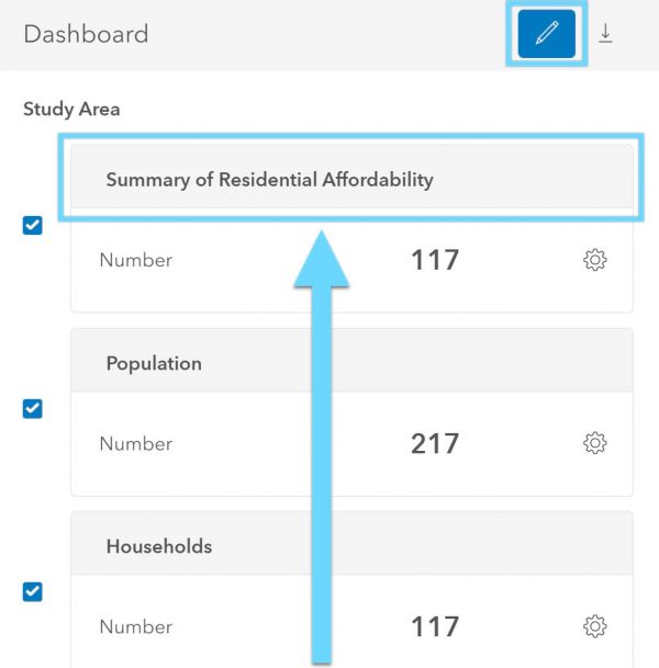 reorder your dashboard