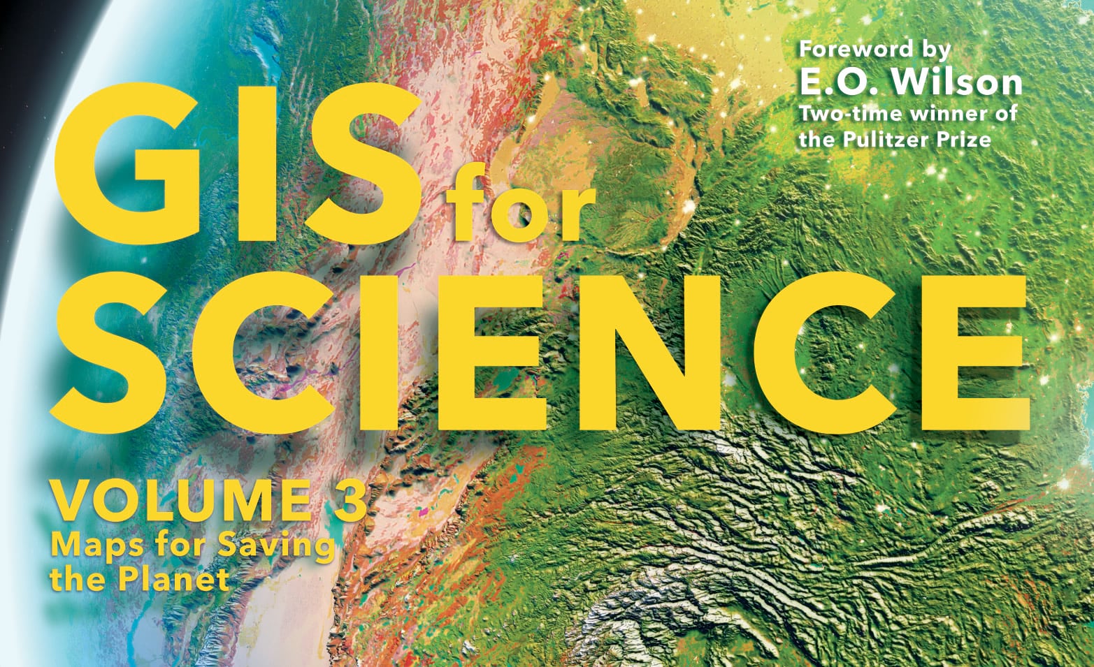 GIS for Science cover art with text shadows. GIS for Science cover art with text shadows.