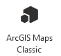 ArcGIS Maps Classic button