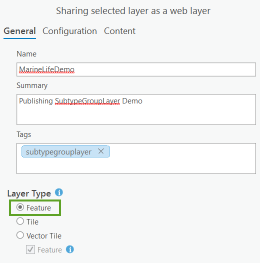 Publish Web Layer