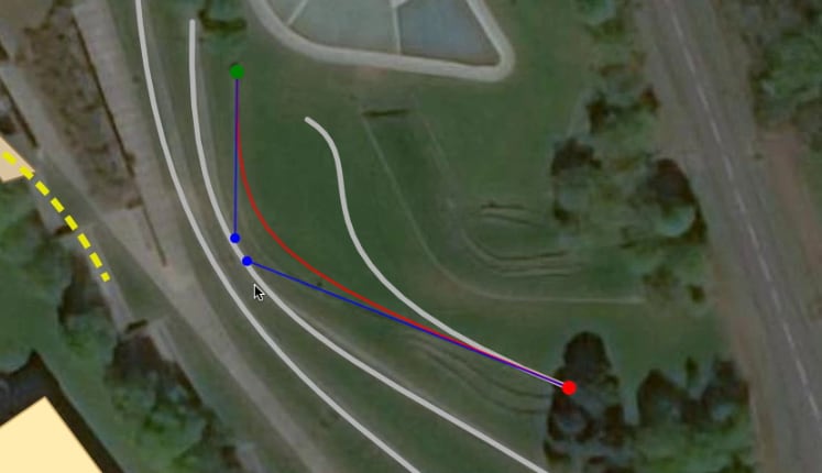 Editing a curve's control points Editing a curve's control points