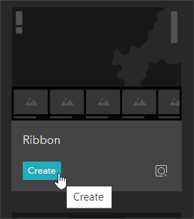 Ribbon template