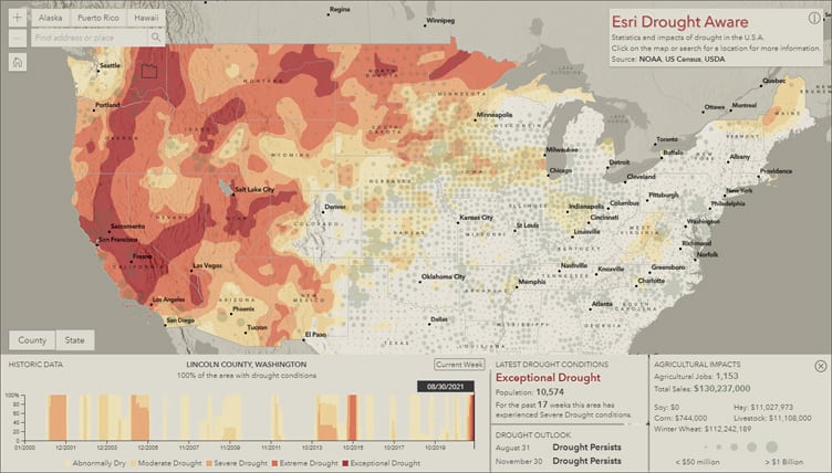 Esri Drought Aware Esri Drought Aware
