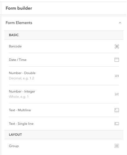 add form elements from scratch