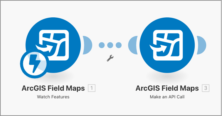 ArcGIS Field Maps Integromat app modules