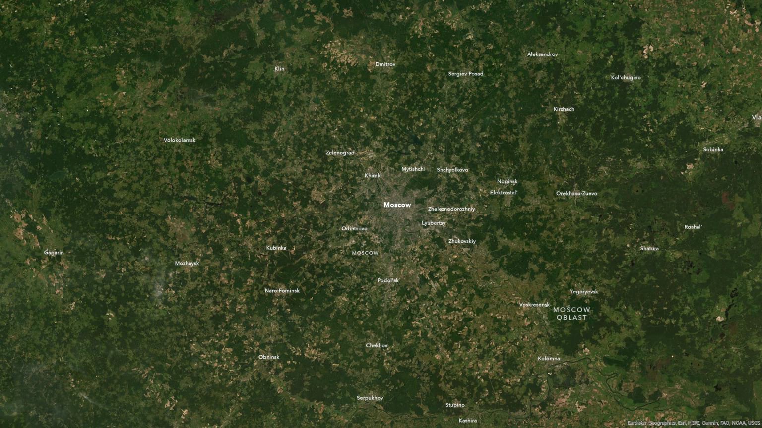 Moscow has very little terrain. Moscow has very little terrain.