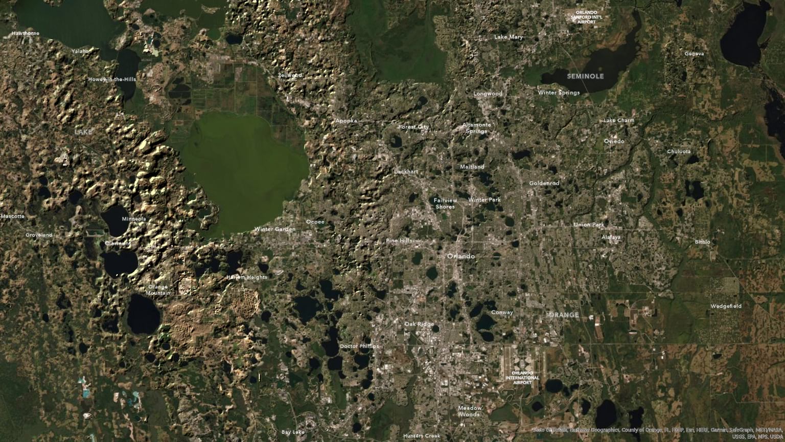 Florida is just barely bumpy. Florida is just barely bumpy.