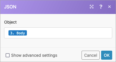 Transform query response