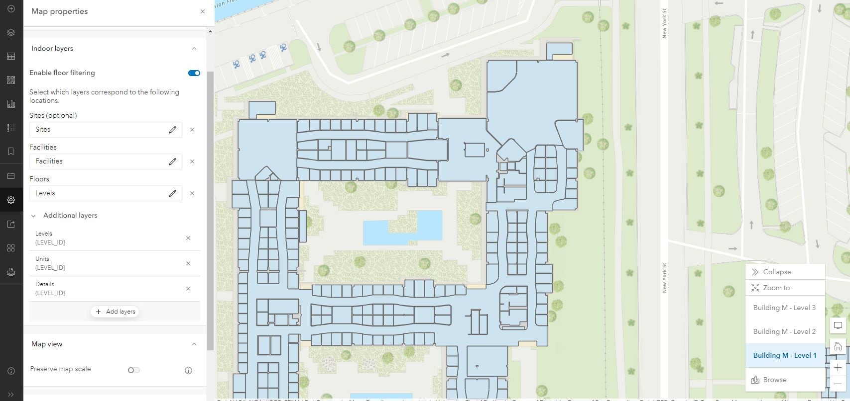 Floor-aware configuration in Map Viewer Floor-aware configuration in Map Viewer