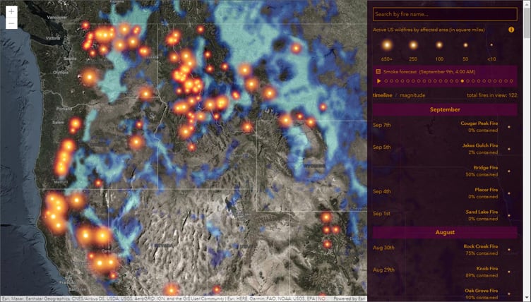 USA Wildfire Activity USA Wildfire Activity