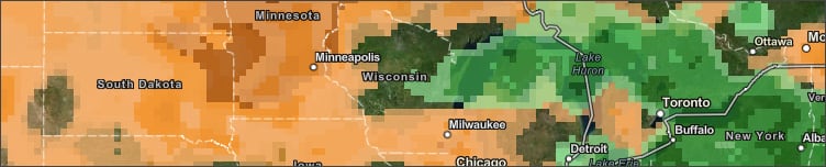 Standardized precipitation index (SPI)