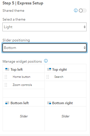 Slider position set to bottom