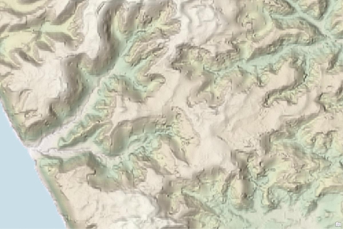Terrain of Awhitu, New Zealand Terrain of Awhitu, New Zealand