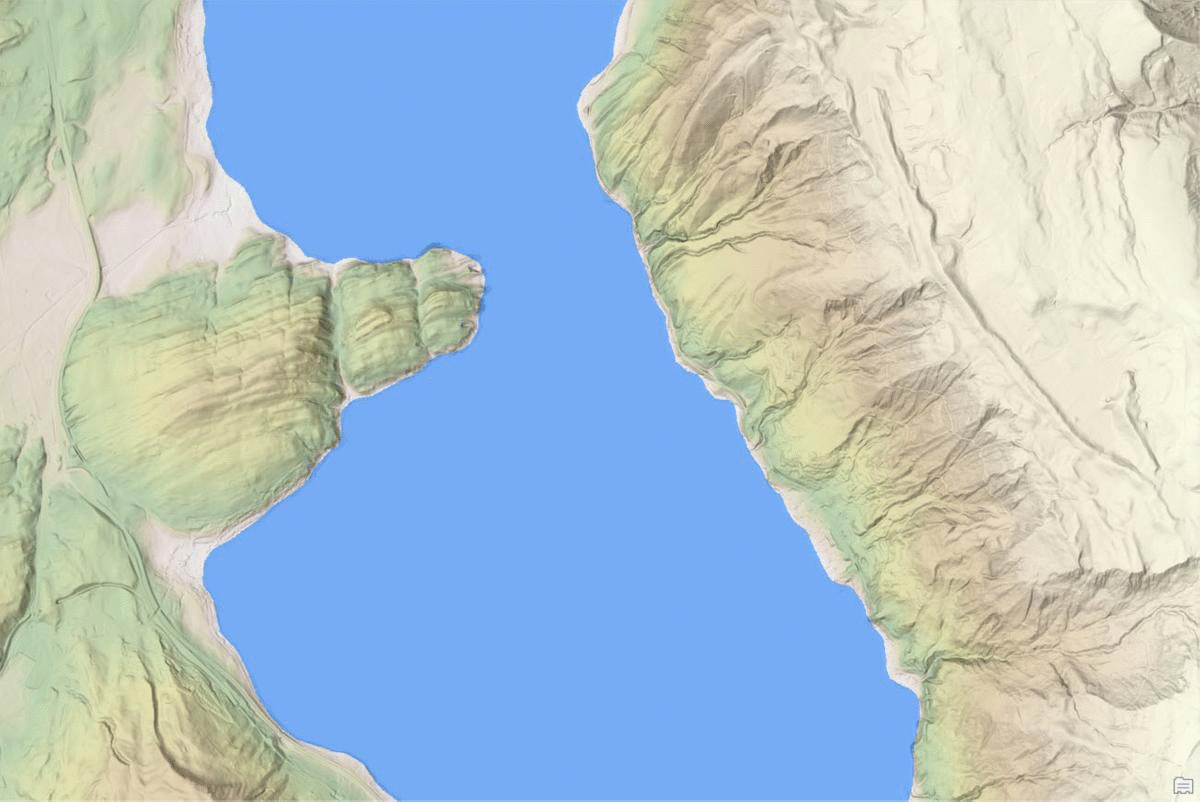 Bathymetry of Lake Zug, Switzerland Bathymetry of Lake Zug, Switzerland