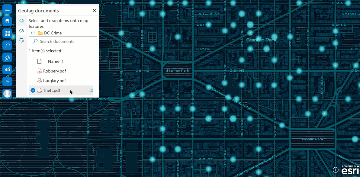 Geotag documents in ArcGIS for SharePoint