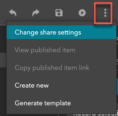 Change share settings.