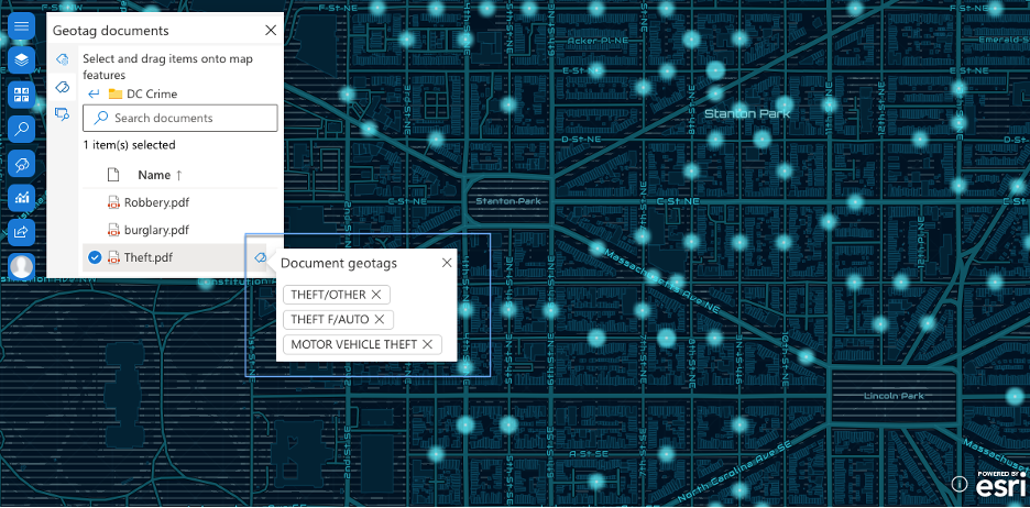 Document geotags in ArcGIS for SharePoint