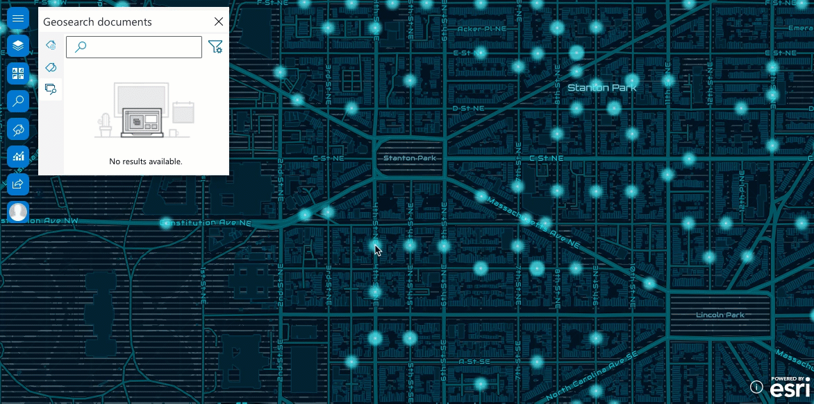 Geosearch in ArcGIS for SharePoint