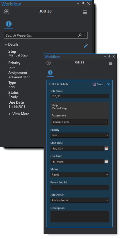 ArcGIS Pro Panel