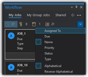 ArcGIS Pro Properties Workflow Manager