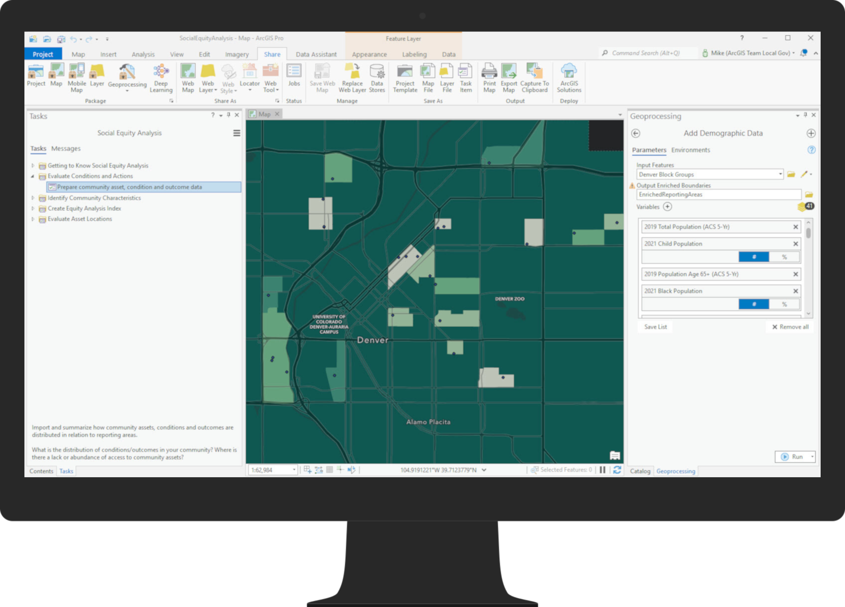 Community Condition Rate map in ArcGIS Pro