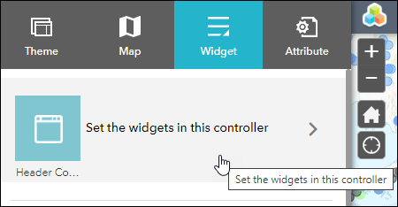 Add widgets to the widget controller.