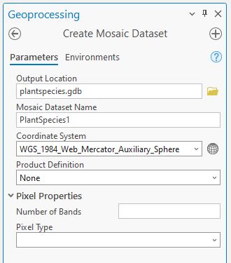 Create Mosaic Dataset Tool