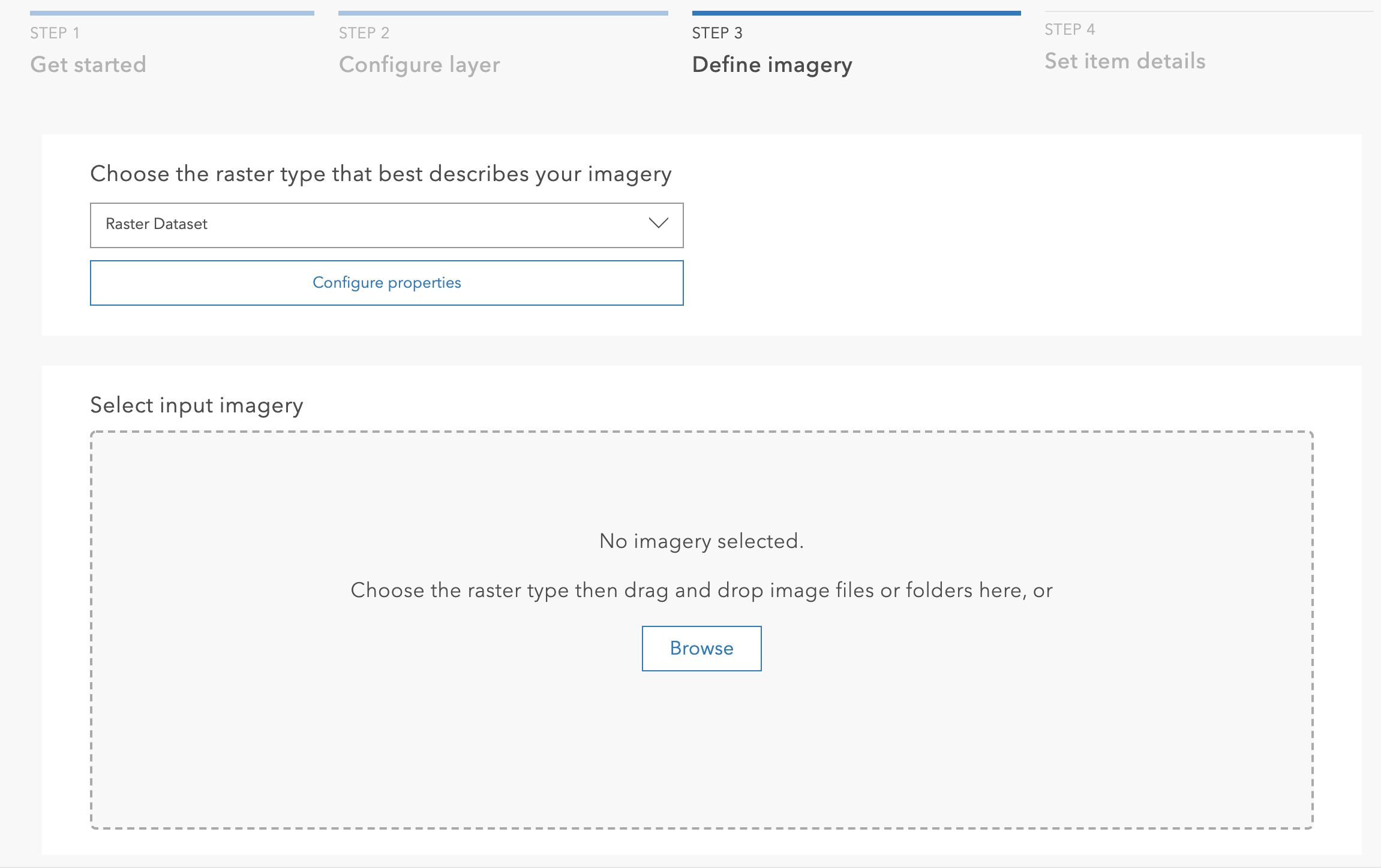 upload imagery files