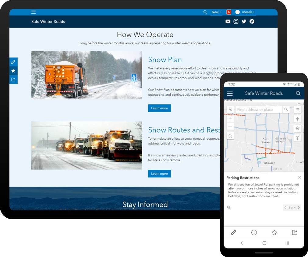 Image of Snow Routes and Parking Restrictions app