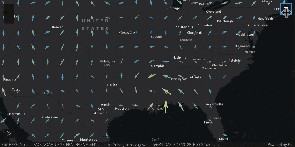 Create an Animated Flow Visualization with the ArcGIS API for JavaScript